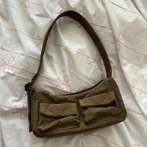 BAGGU cargo shoulder bag olive